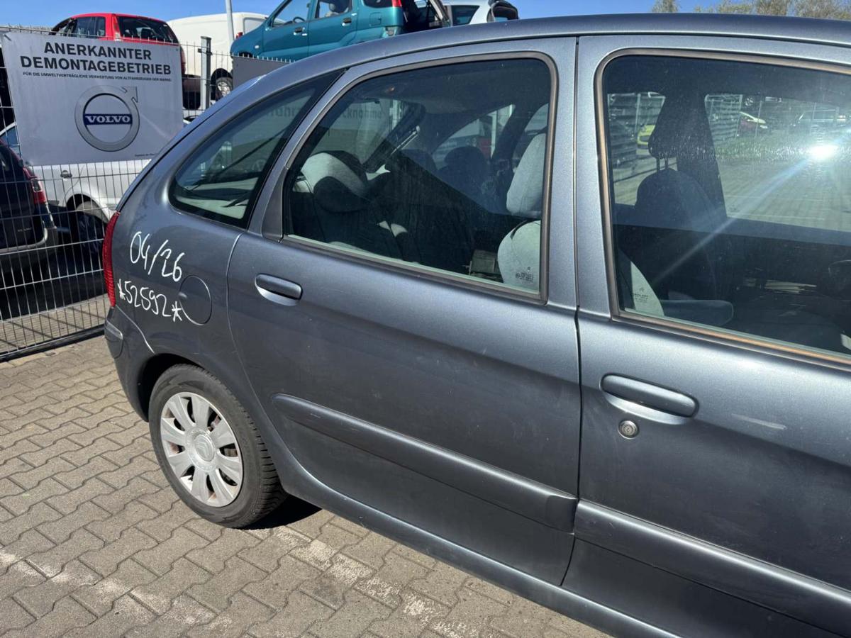 Citroen Xsara Picasso original T&uuml;r hinten rechts EZW Eisengrau Rohbau Bj.2007